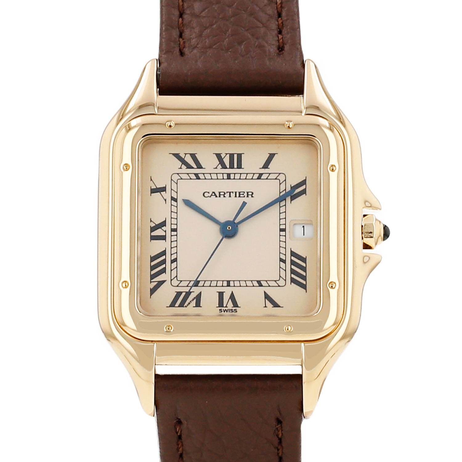 Montre Cartier Panthère grand modèle en or jaune Ref: Cartier -