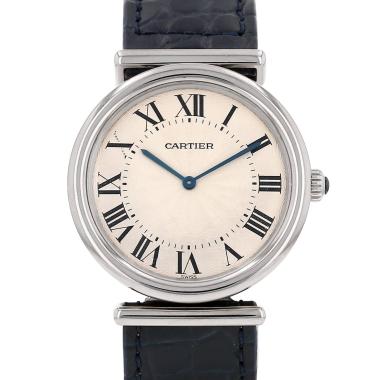 Reloj Cartier Bi-Plan de oro blanco Ref: Cartier - 2225  Circa 1990