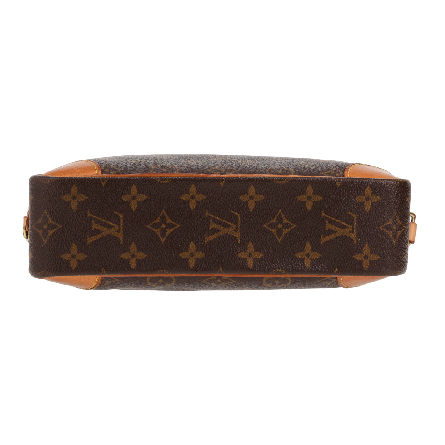 Louis Vuitton  Trocadéro shoulder bag  in brown monogram canvas  and natural leather - Detail D1