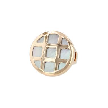 Anello Cartier Pasha in oro giallo e madreperla