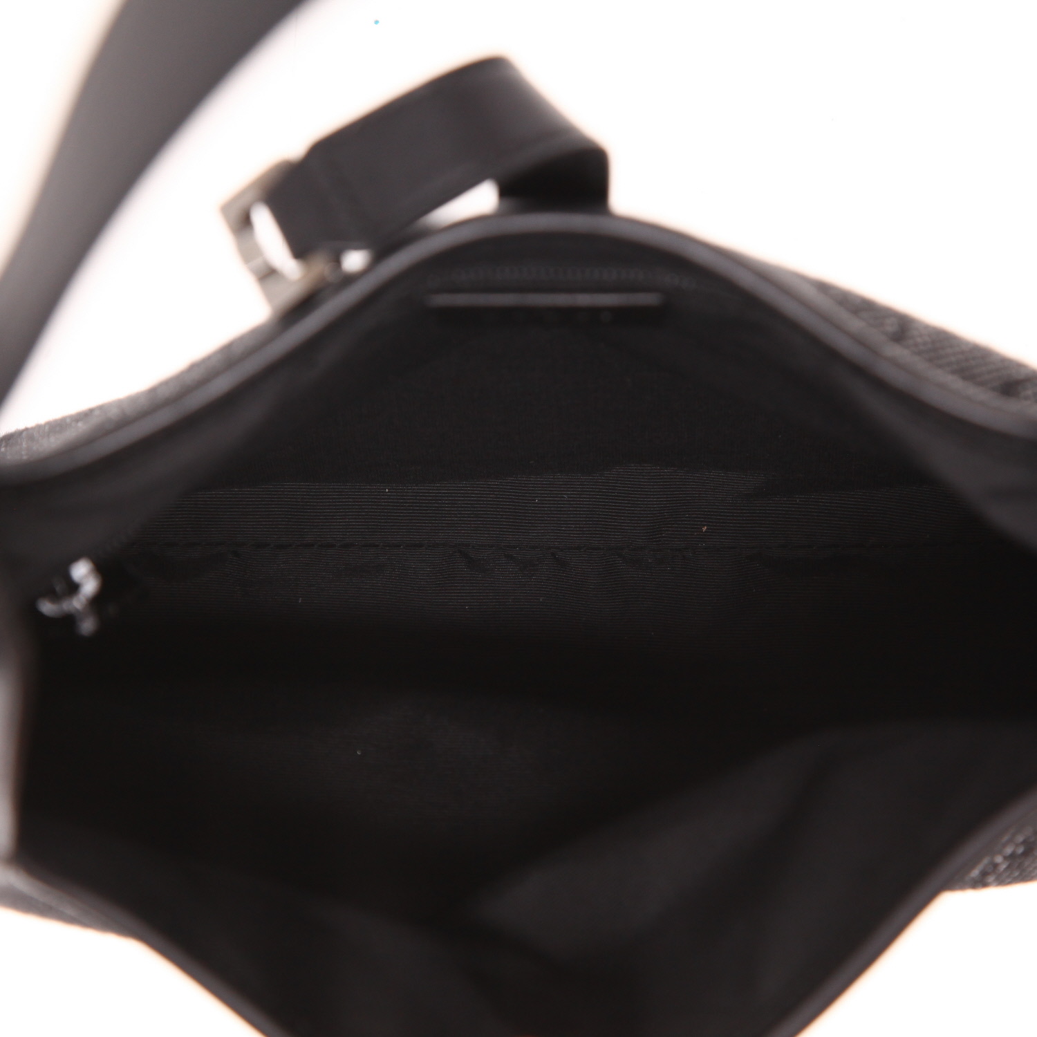 Borsa Gucci  Jackie in tela "sûpreme GG" nera e pelle nera - Detail D3