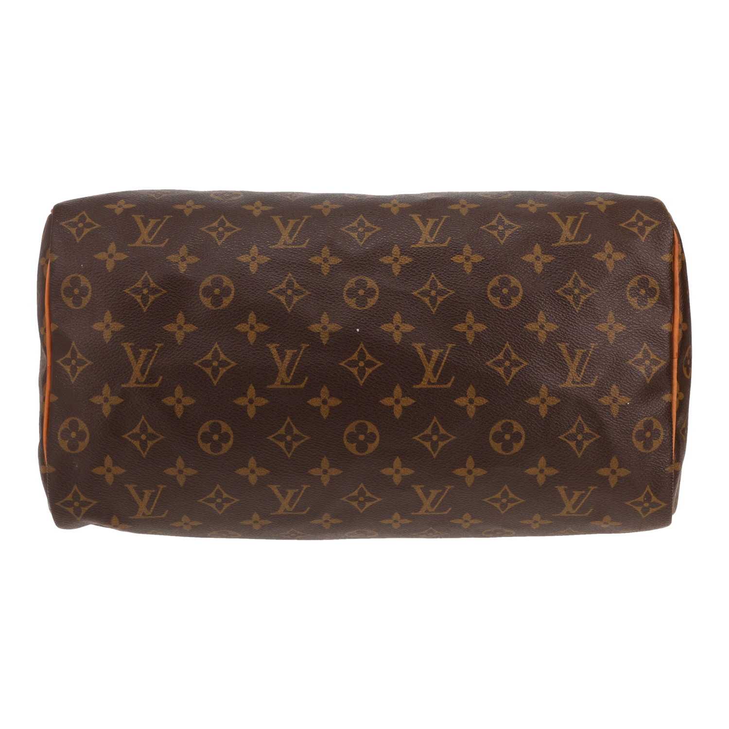 Sac à main Louis Vuitton  Speedy 35 en toile monogram et cuir naturel - Detail D1