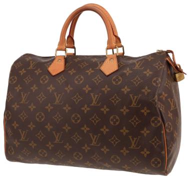 Borsa Louis Vuitton  Speedy 35 in tela monogram e pelle naturale