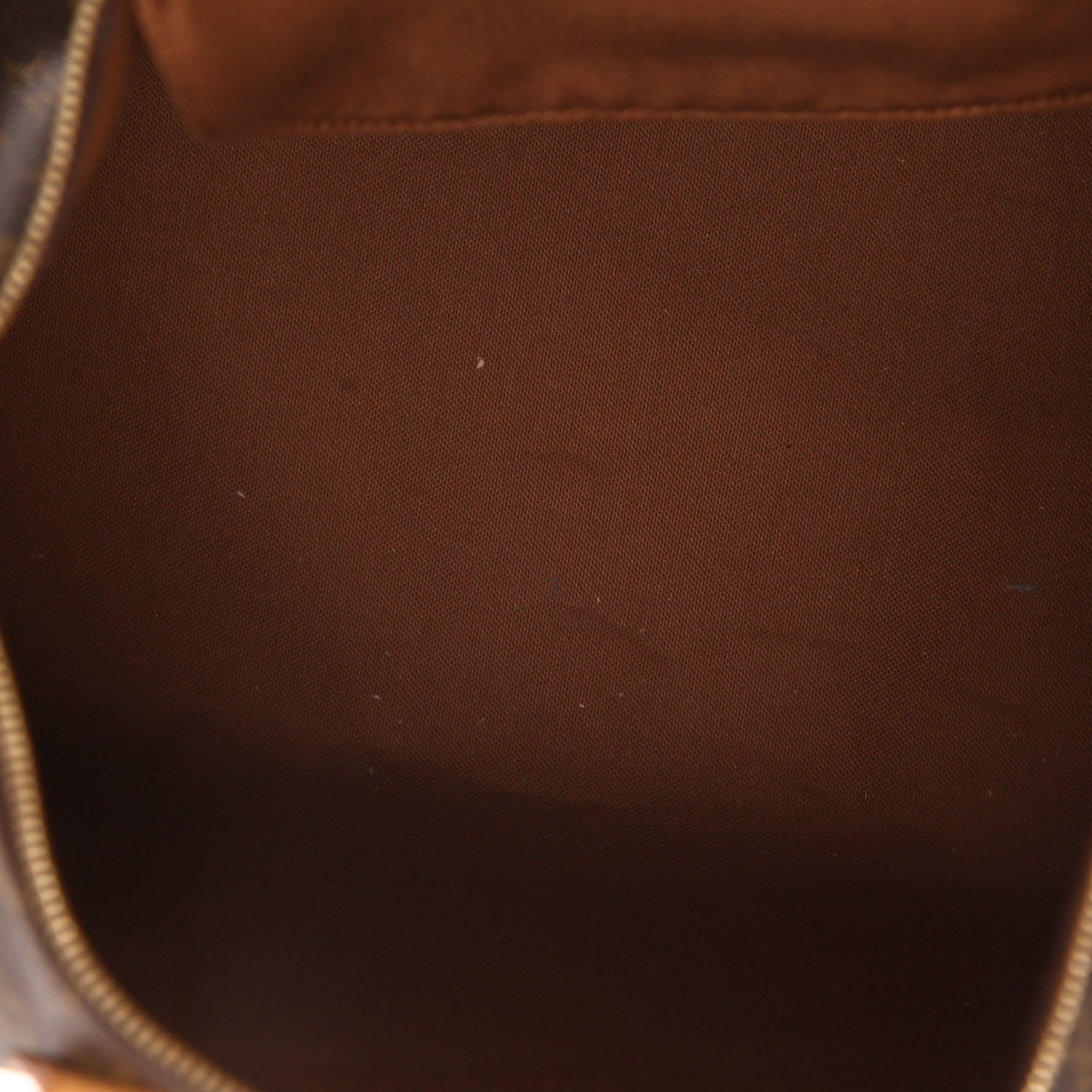 Louis Vuitton Speedy 35 handbag in brown Monogram canvas and natural leather - Detail D3