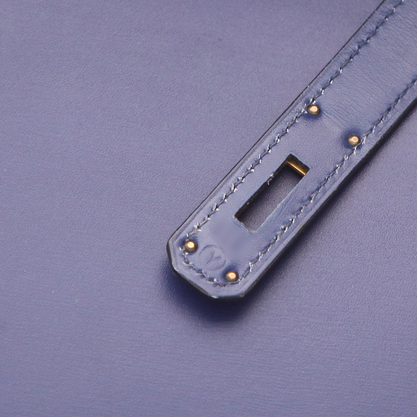 Bolso Hermès Kelly de 32 cm en piel «box» Bleu Saphir - Detail D4