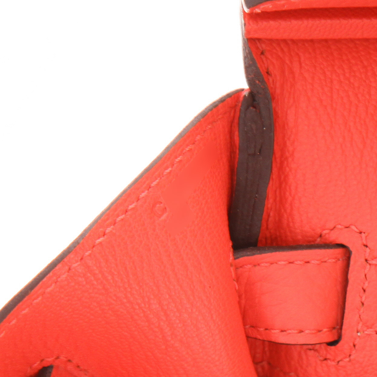Sac à main Hermès  Birkin 30 cm en cuir taurillon clémence rose Jaipur - Detail D4