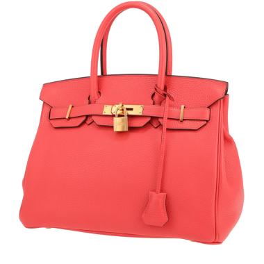 Hermès  Birkin 30 cm handbag  in pink Jaipur leather taurillon clémence