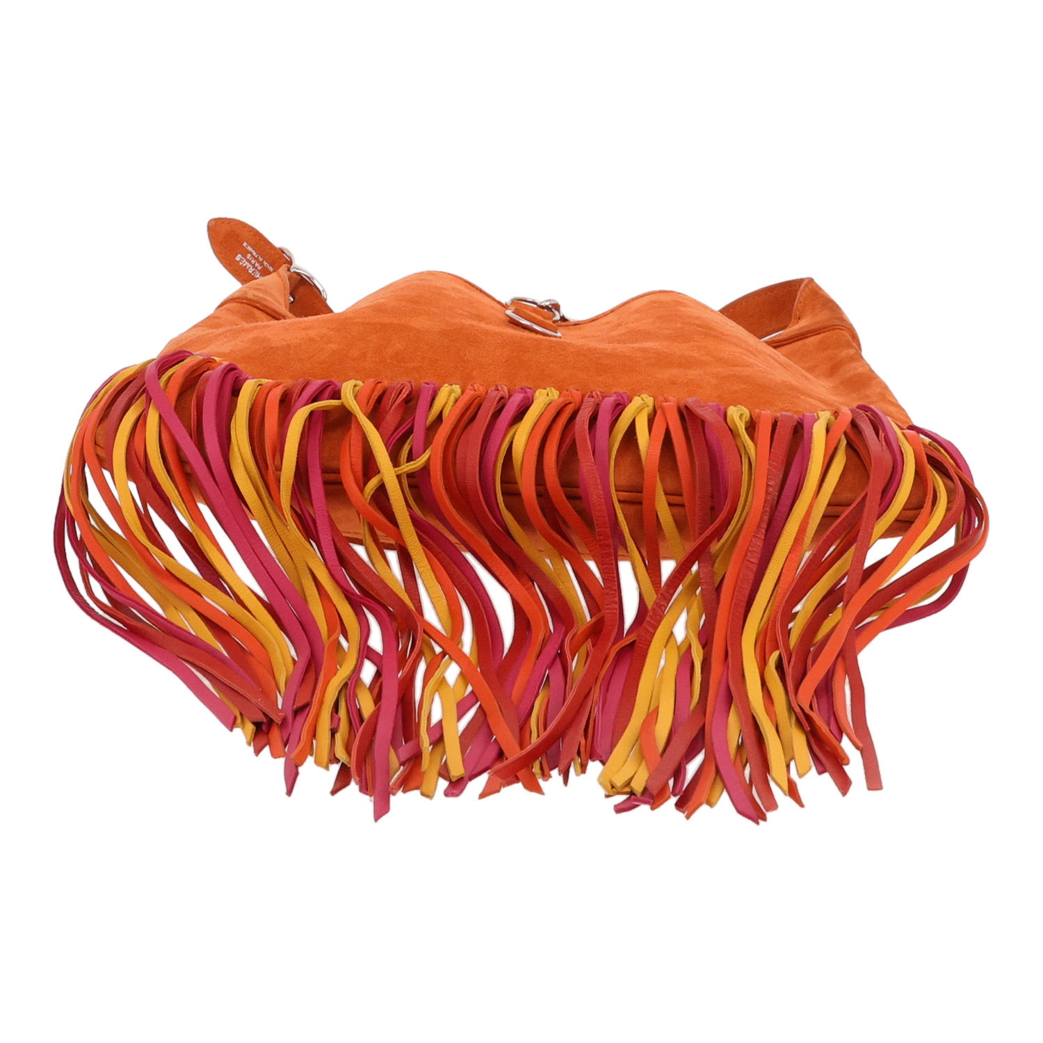 Sac à main Hermès  Trim Anate en veau doblis orange - Detail D1