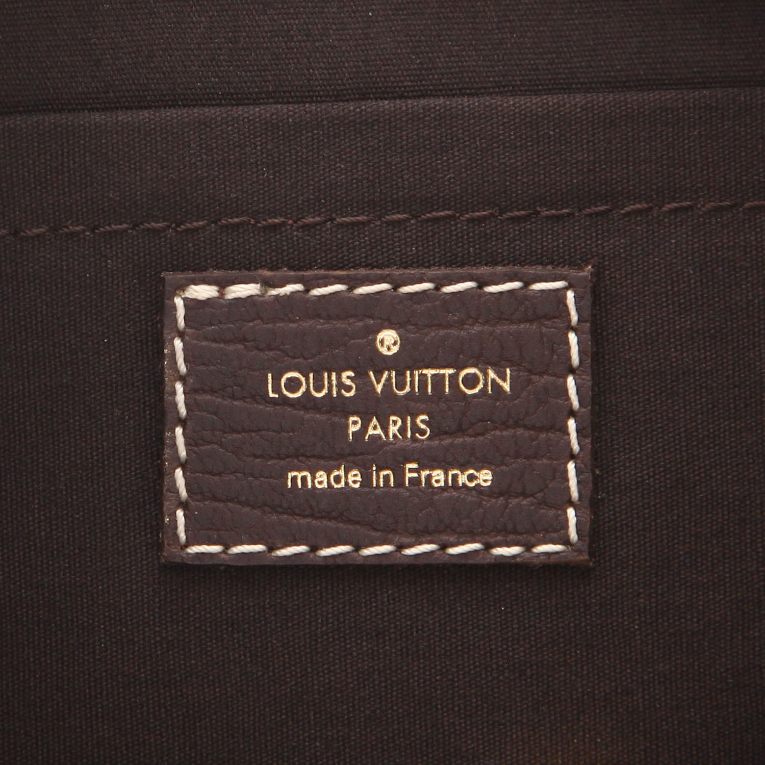 Bolso de mano Louis Vuitton  Manon en lona Monogram Idylle marrón y beige - Detail D2