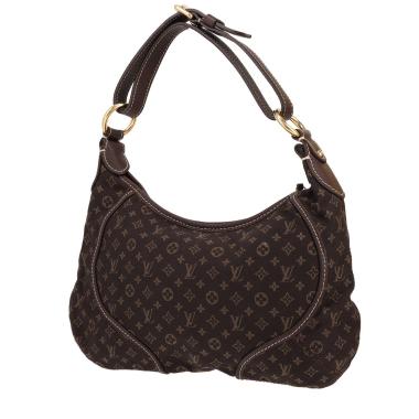 Bolso de mano Louis Vuitton  Manon en lona Monogram Idylle marrón y beige