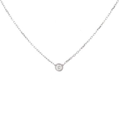 Collar Cartier Cartier d'Amour modelo grande de oro blanco y diamante