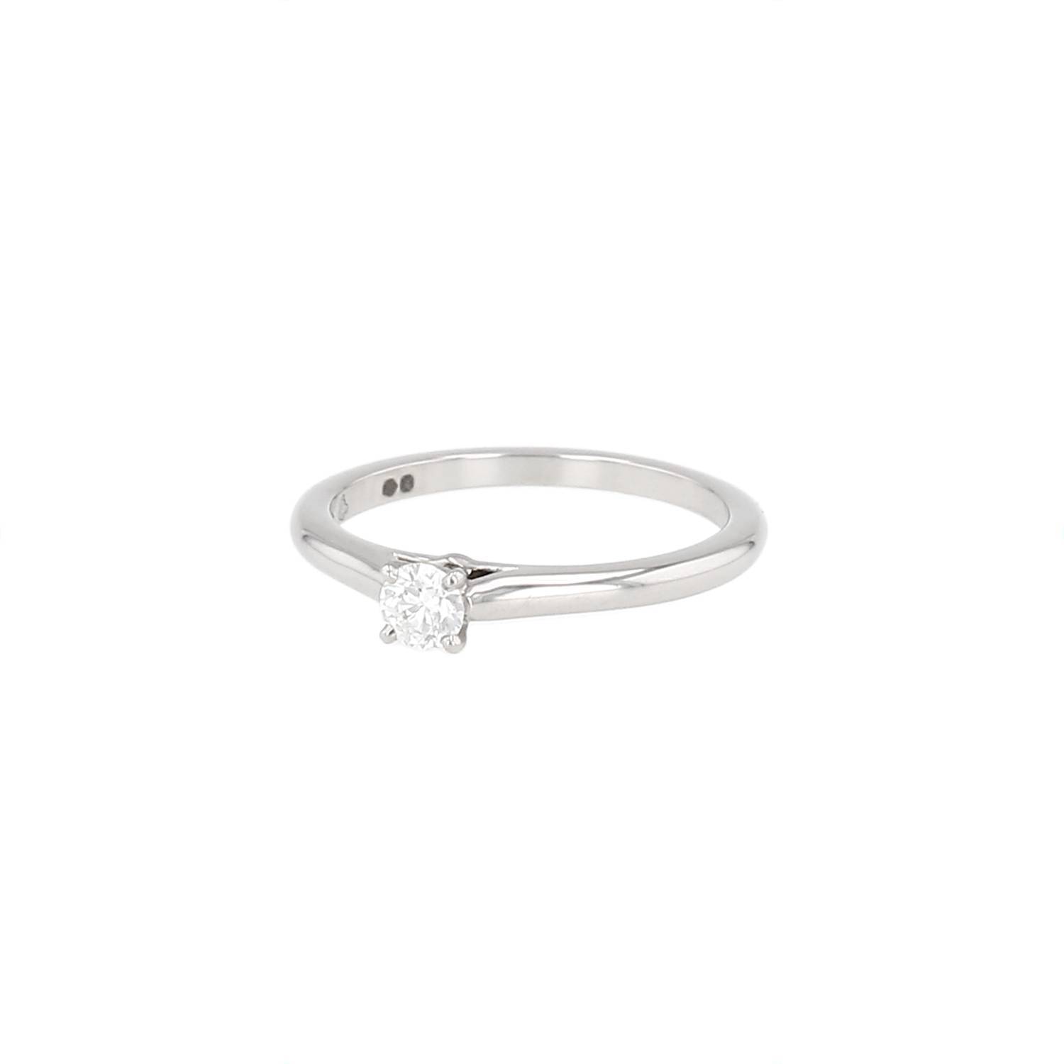 Bague Solitaire Cartier 1895 Platine Diamant Occasion Bague Solitaire Cartier 1895 Platine Diamant Occasion