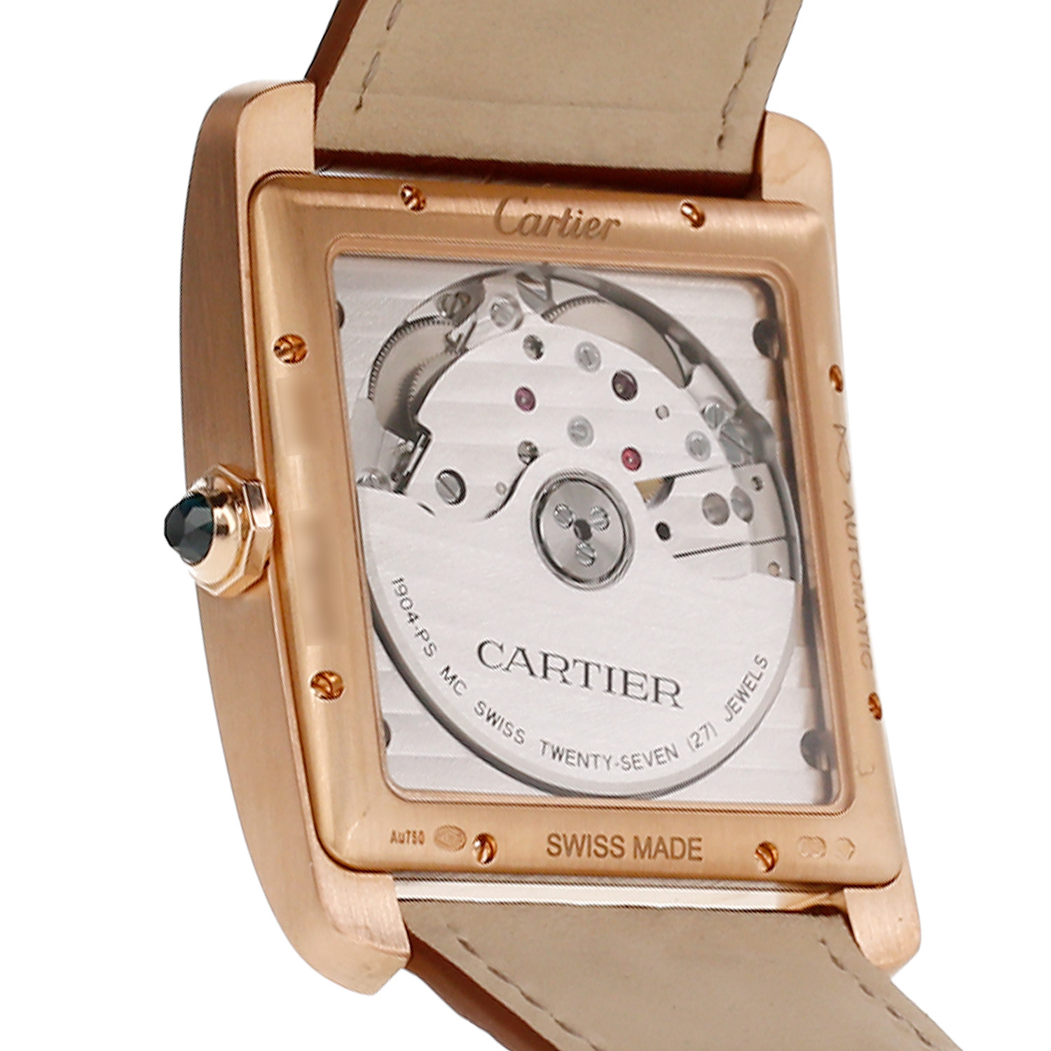 Cartier Tank MC  in pink gold Ref: Cartier - 3590  - Detail D3