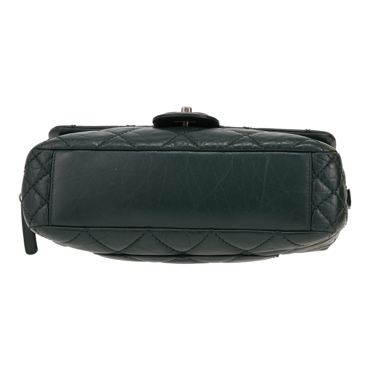 Sac bandoulière Chanel  Timeless en cuir matelassé vert - Detail D1