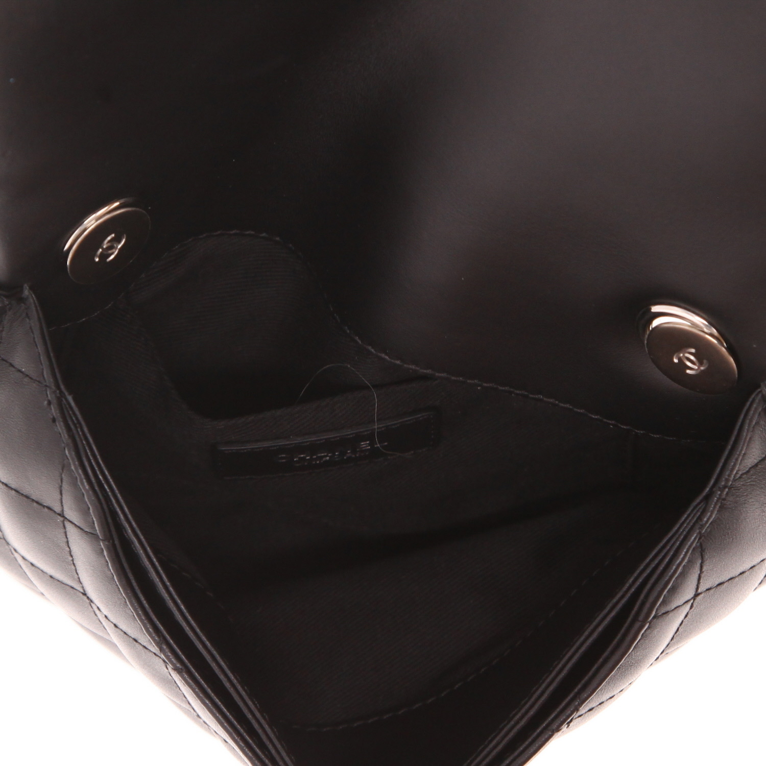 Pochette-cintura Chanel   in pelle trapuntata nera - Detail D3