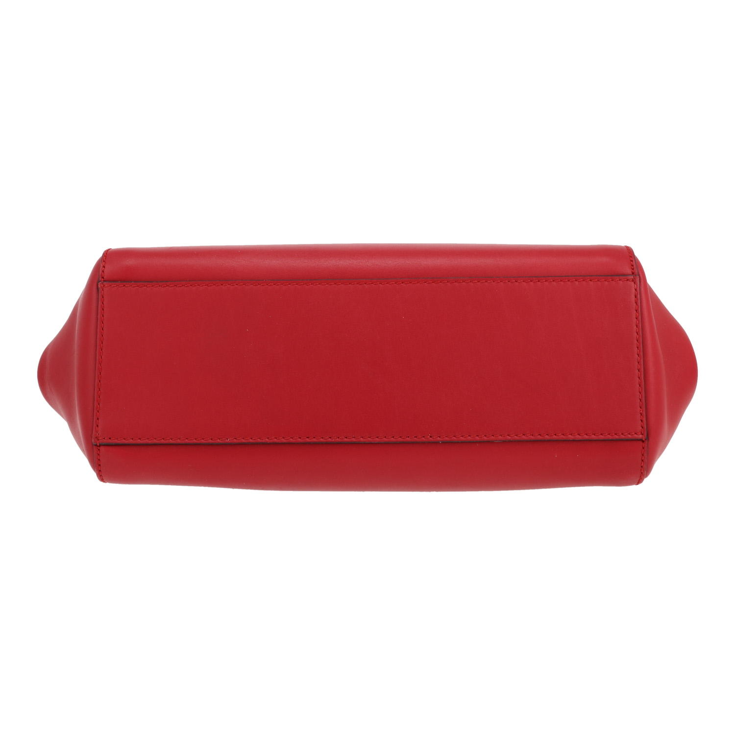 Borsa Gucci  Bamboo in pelle liscia rossa e bambù - Detail D1
