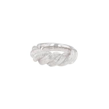 Bague Poiray Dune de Poiray moyen modèle en or blanc