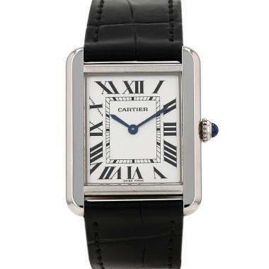 Reloj Cartier Tank Solo modelo pequeño  de acero Ref: Cartier - 2716  Circa 2010