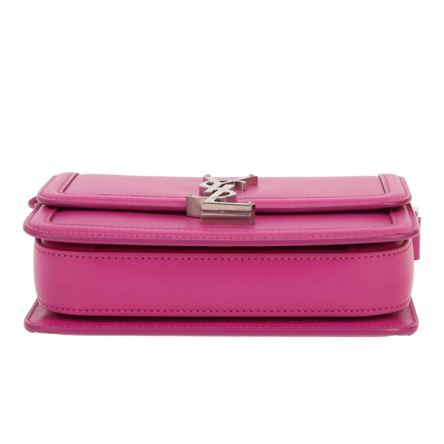 Borsa Saint Laurent  Solférino mini  in pelle rosa - Detail D1