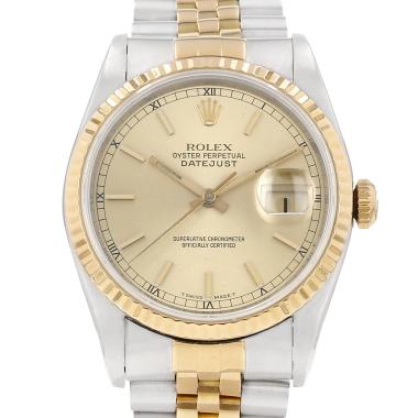 Montre Rolex Datejust en or et acier Ref: Rolex - 16233  Vers 1988