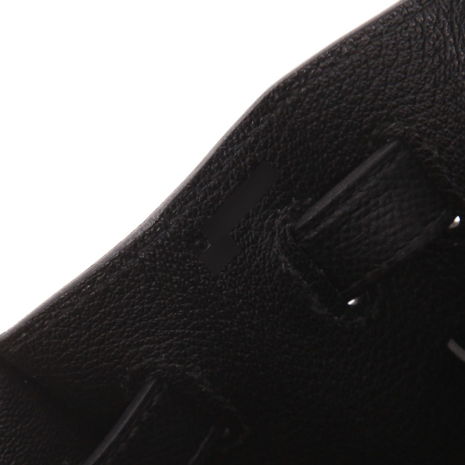 Hermès  Kelly 32 cm handbag  in black epsom leather - Detail D4