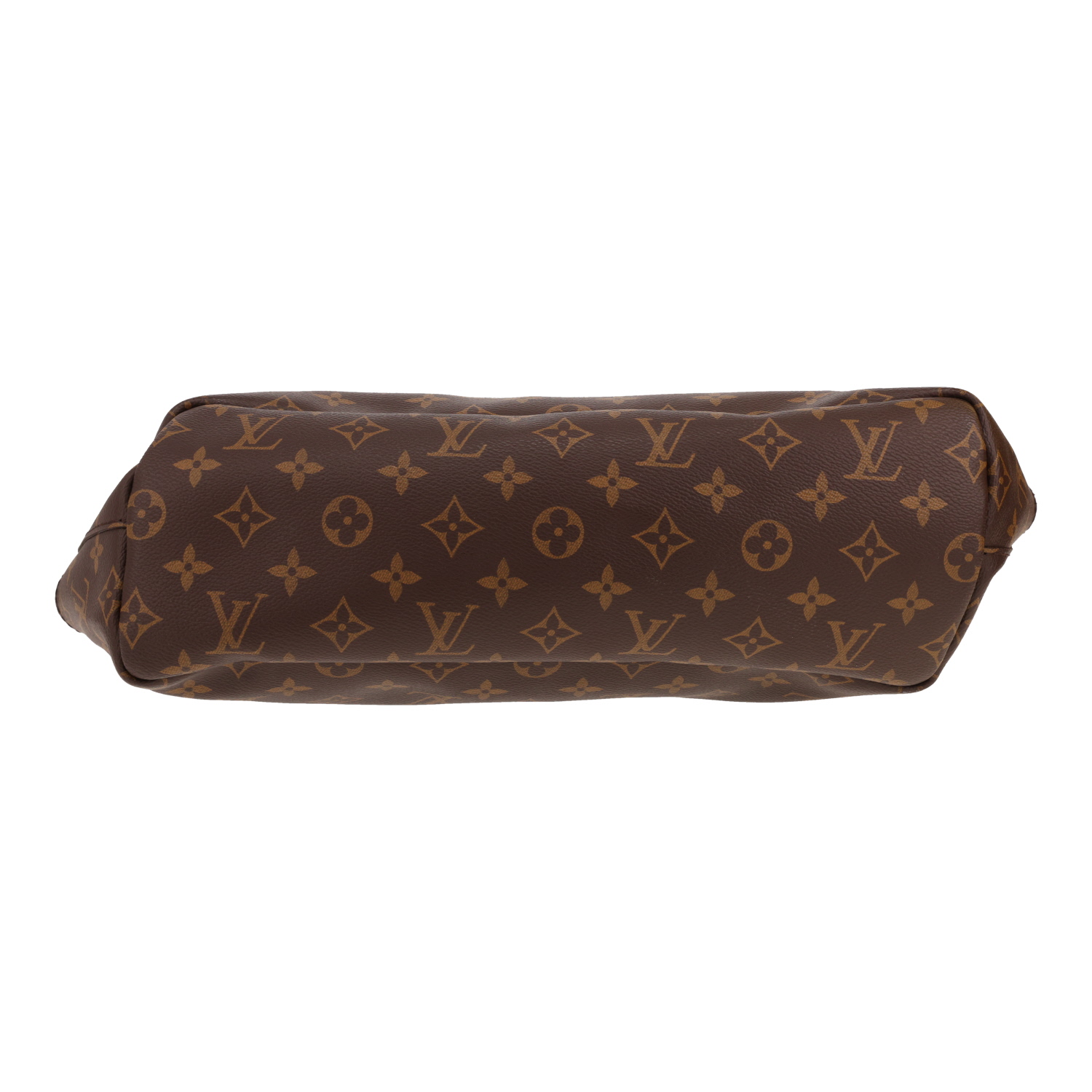 Sac cabas Louis Vuitton  Editions Limitées en toile monogram marron et cuir naturel - Detail D1