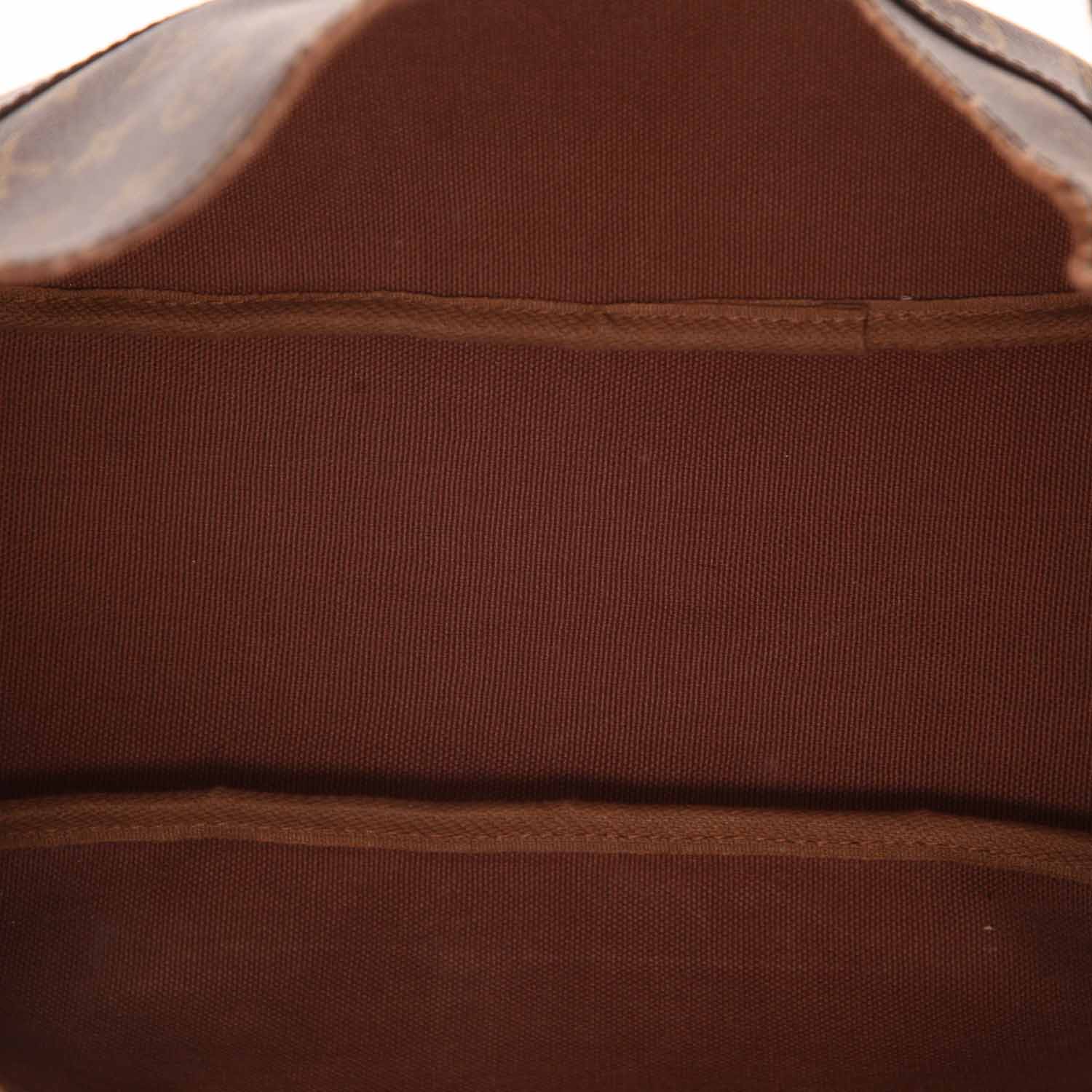 Sac cabas Louis Vuitton  Editions Limitées en toile monogram marron et cuir naturel - Detail D3
