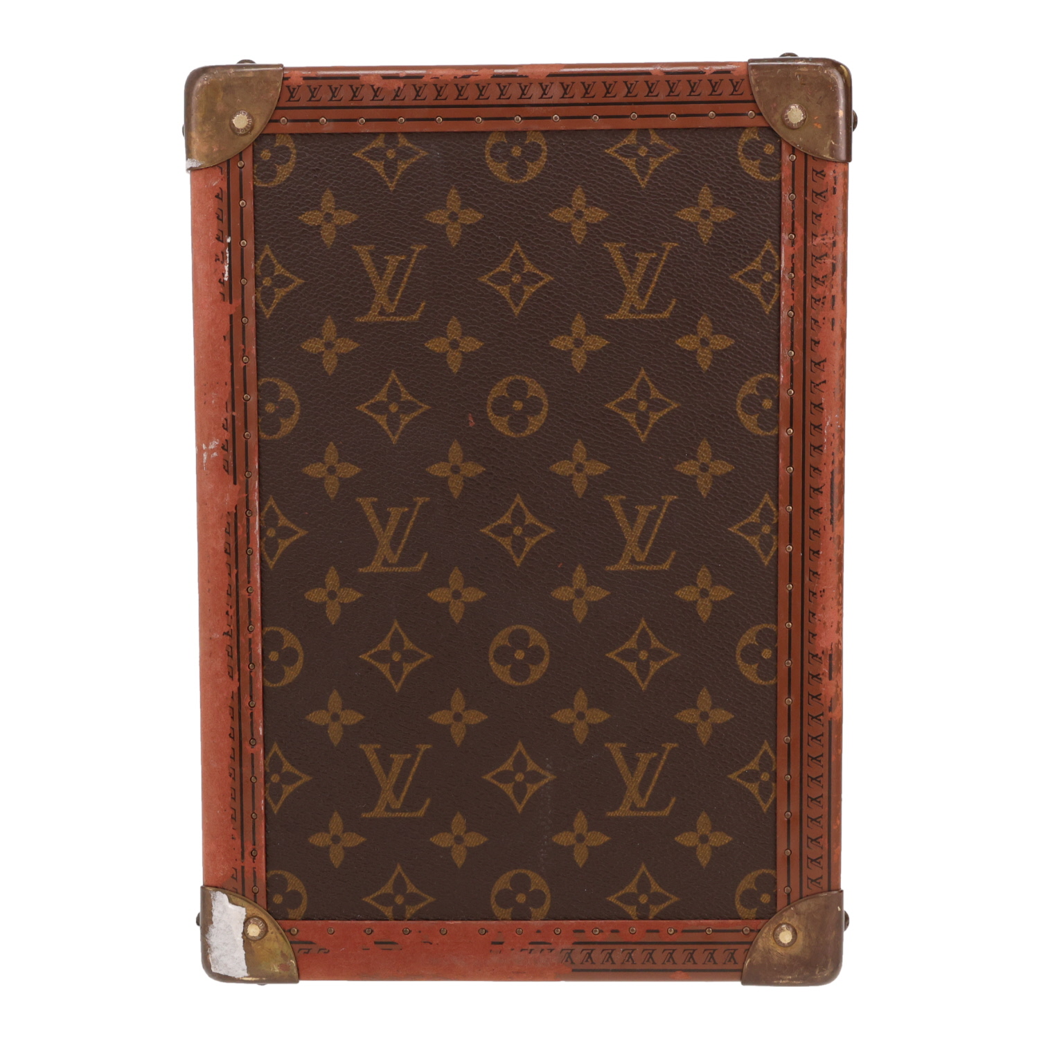 Beauty Louis Vuitton  Boîte à flacons in tela monogram marrone e pelle naturale - Detail D1