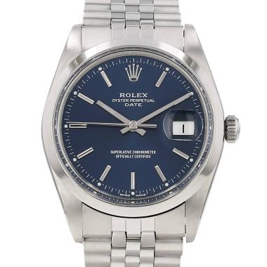Orologio Rolex Oyster Perpetual Date in acciaio, rif.: Rolex - 15000, intorno al 1987