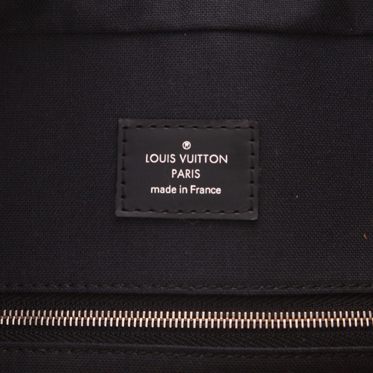 Sac de voyage Louis Vuitton  Bourget en cuir épi noir - Detail D2