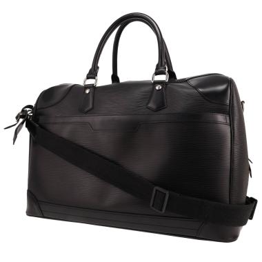 Louis Vuitton  Bourget travel bag  in black epi leather