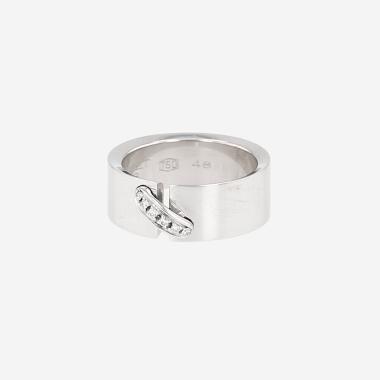 Chaumet Lien ring in white gold and diamonds