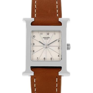 Hermès Heure H  medium model  in stainless steel Ref: Hermes - HH1.210  Circa 2010