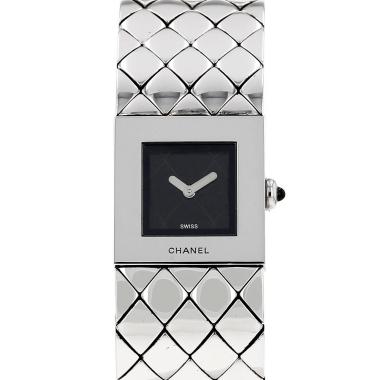Montre Chanel Matelassé en acier Vers 2000
