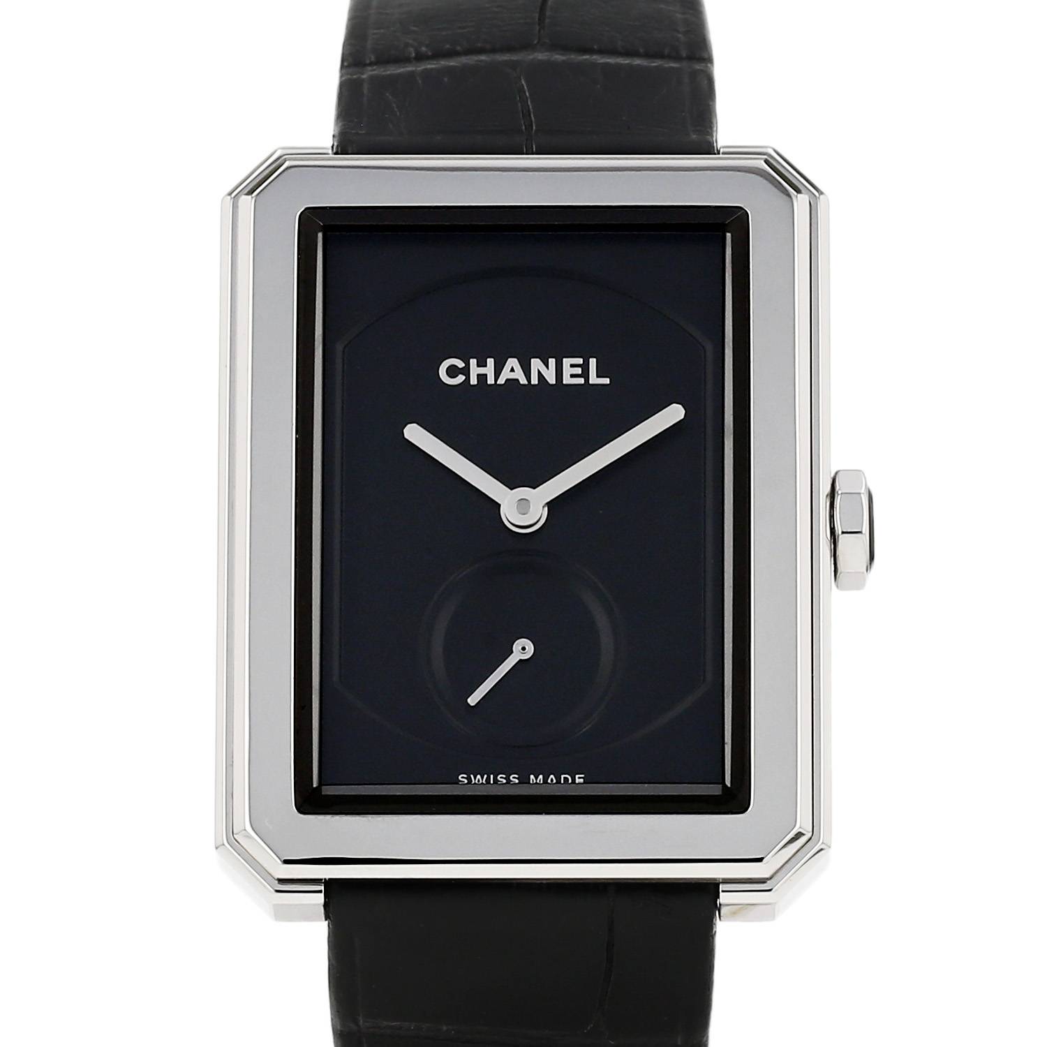 Montre Chanel Boy-friend grand modèle en acier Vers 2010