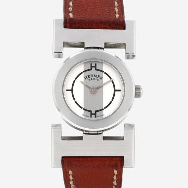Montre Hermès Paprika en acier Ref: Hermès - PA1.210  Vers 2000