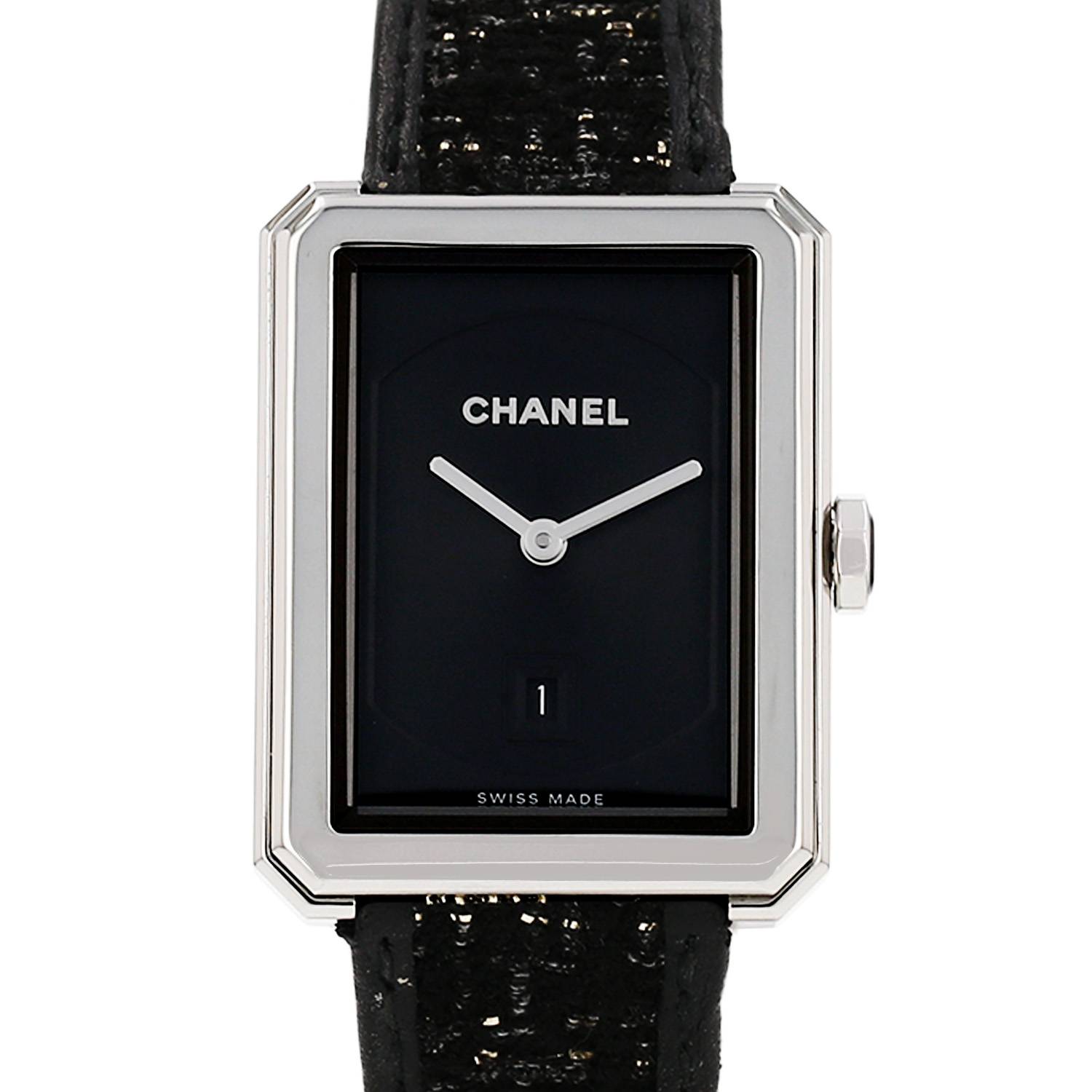 Montre Chanel Boy-friend moyen modèle en acier Vers 2022