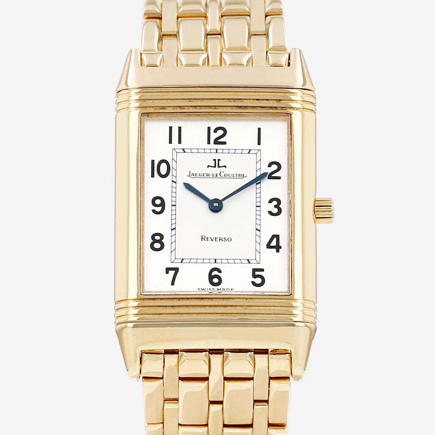 Jaeger-LeCoultre Reverso watch in yellow gold, circa 2000