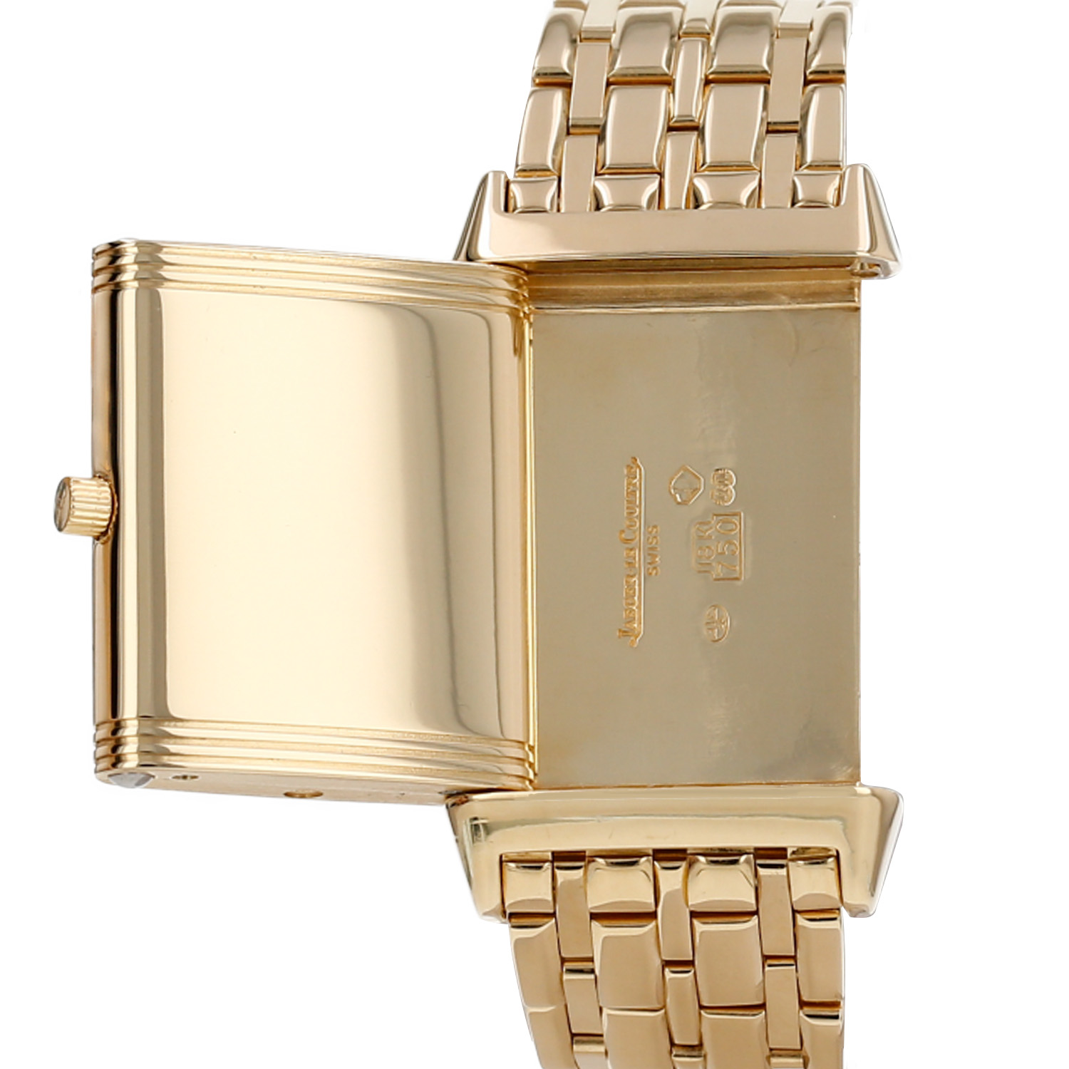 Jaeger-LeCoultre Reverso watch in yellow gold, circa 2000 - Detail D3