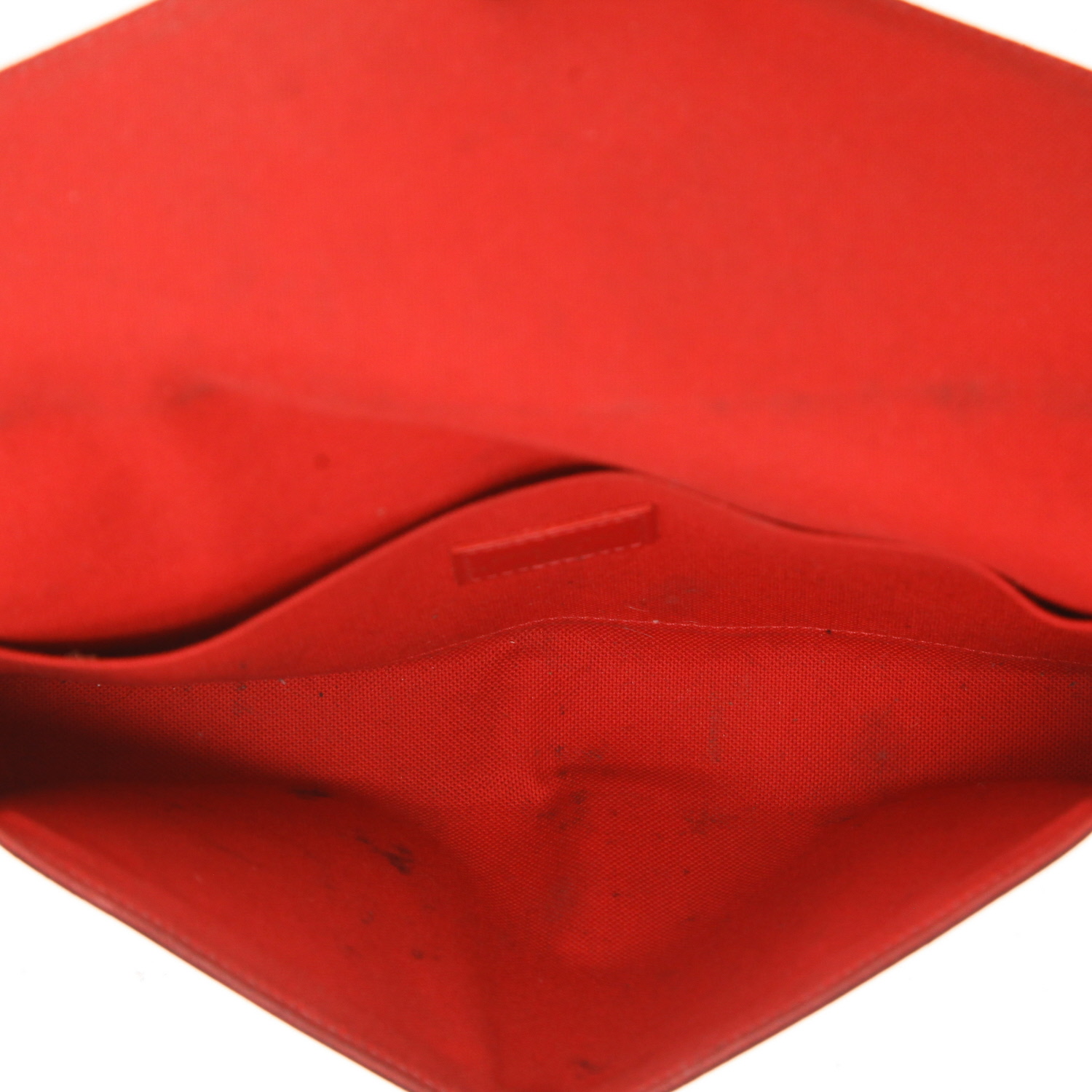 Bolso bandolera Louis Vuitton  Félicie en lona a cuadros ébano y cuero marrón - Detail D3