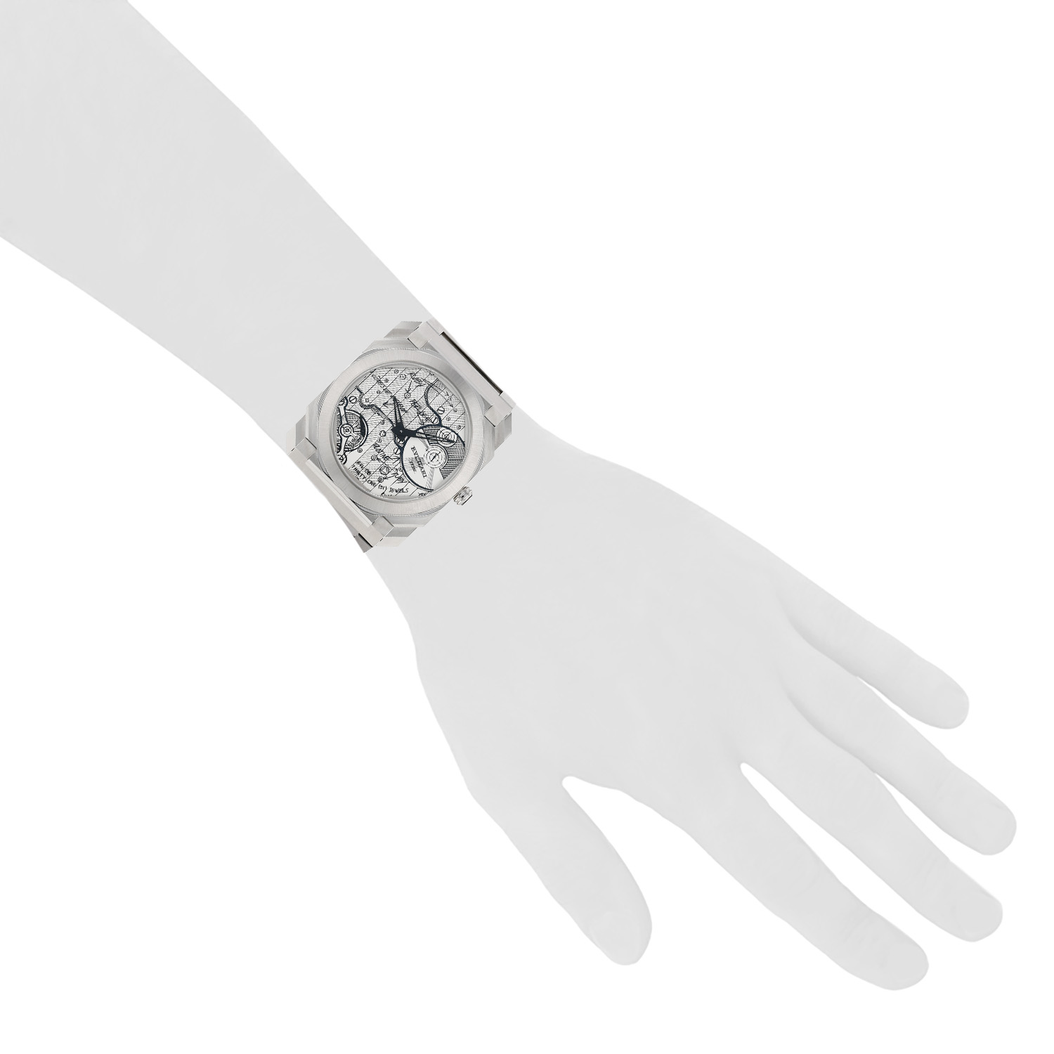 Orologio Bulgari Finissimo Sketch in acciaio Ref: Bulgari - BGO40SXT Edizione Limitata Circa 2024 - Detail D1