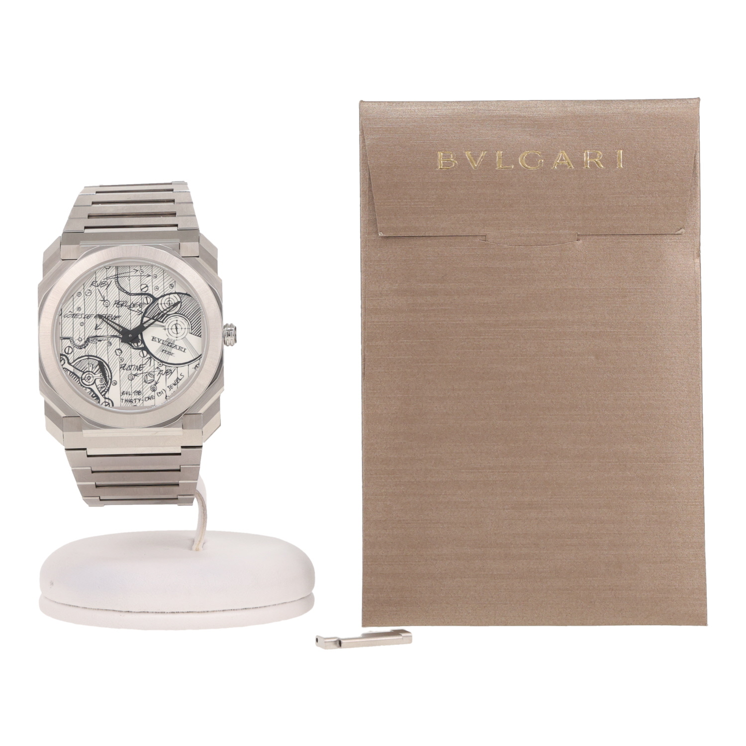 Montre Bulgari Finissimo Sketch en acier Ref: Bulgari - BGO40SXT Edition Limitée Vers 2024