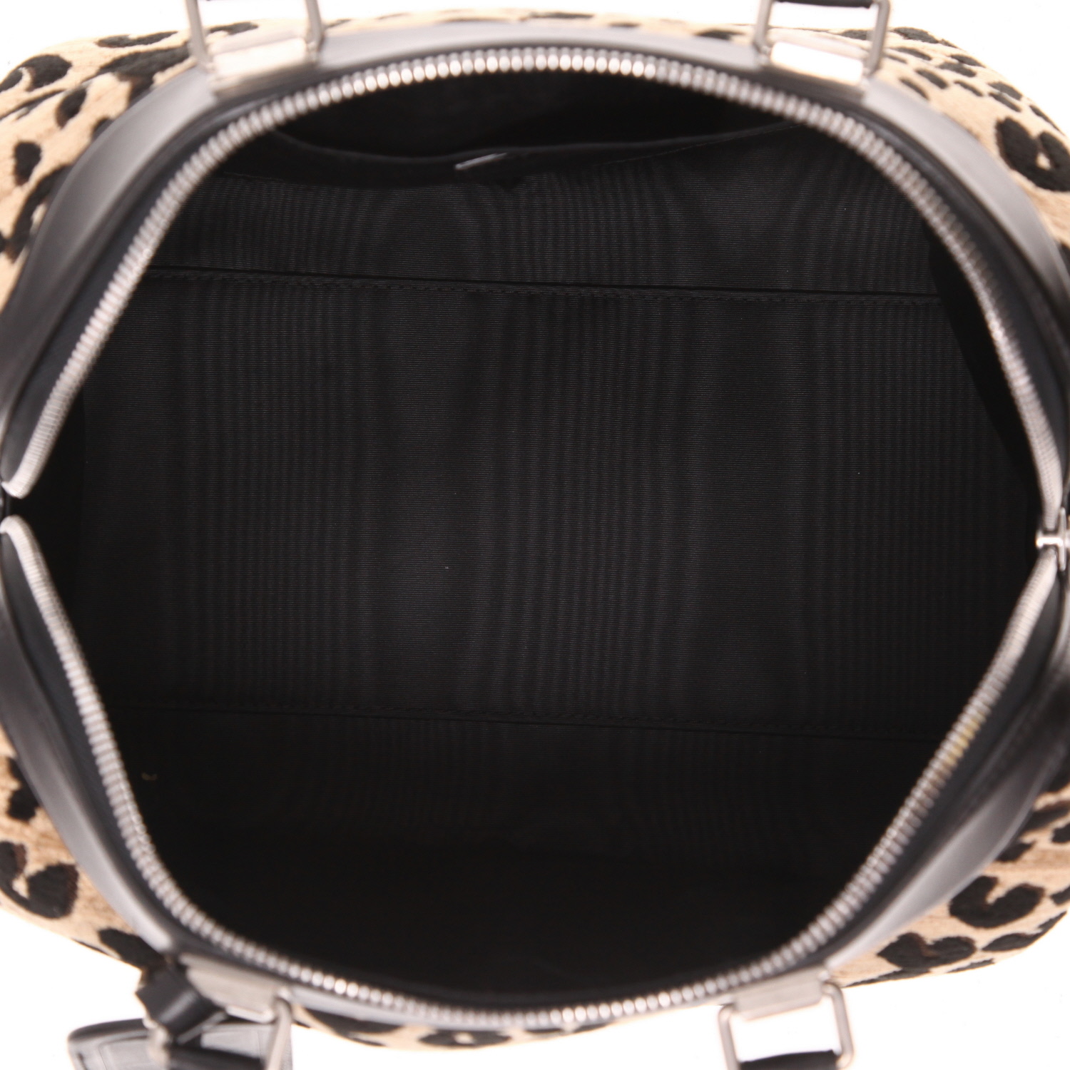 Borsa Louis Vuitton  Speedy edizioni limitate in velluto beige e nero - Detail D3