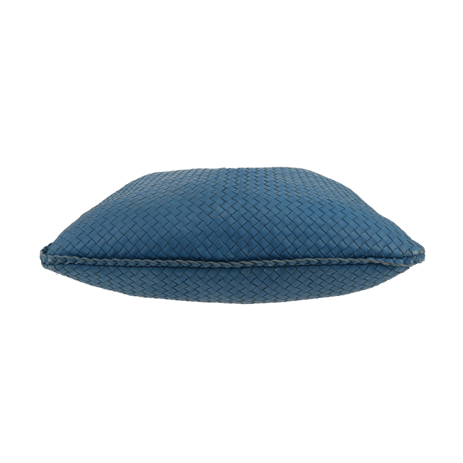 Borsa Bottega Veneta  Veneta in pelle intrecciata blu - Detail D1