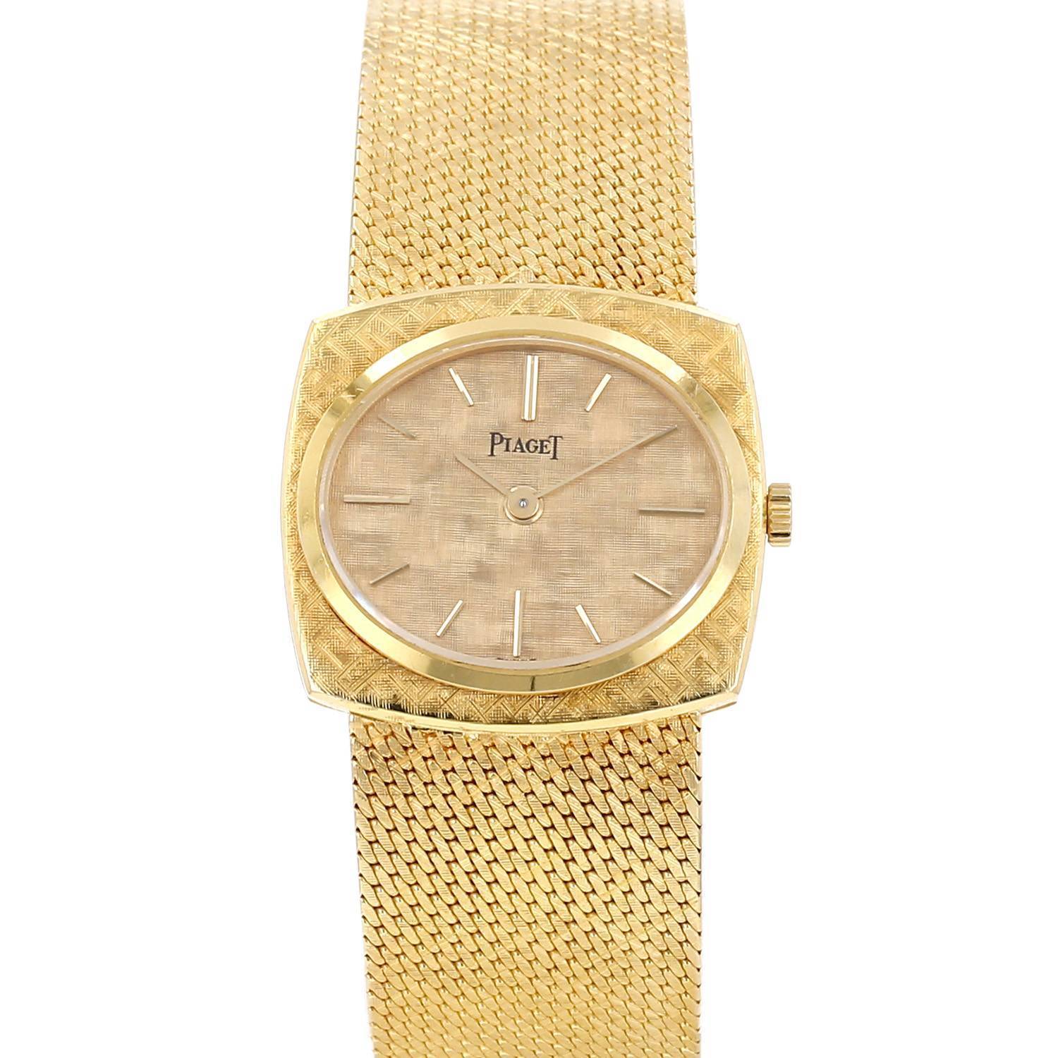 Montre Piaget Vintage en or jaune Ref: Piaget - 9541B13 Vers 1970 Montre Piaget Vintage en or jaune Ref: Piaget - 9541B13 Vers 1970