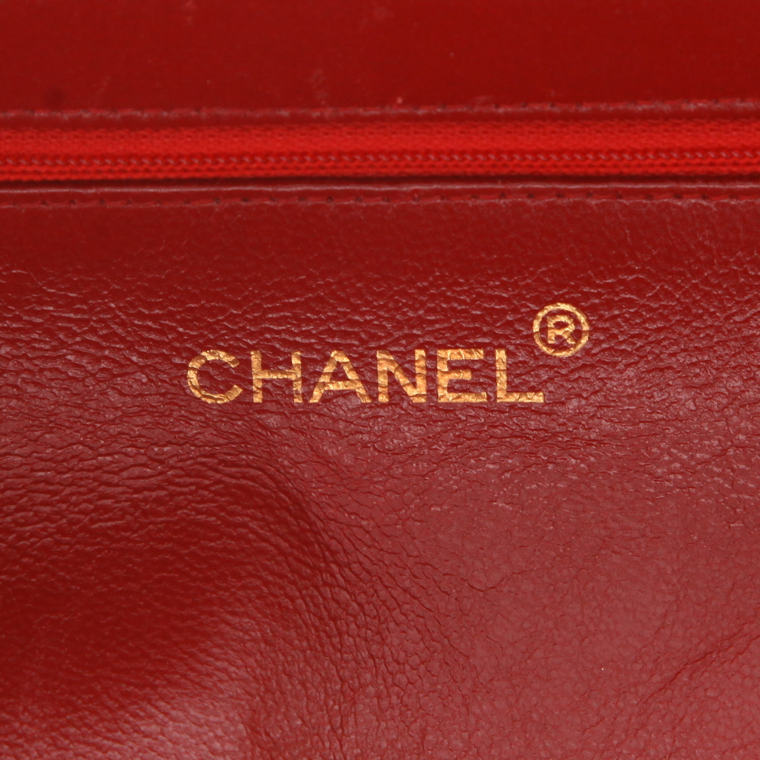 Borsa Chanel  Camera in pelle trapuntata rossa - Detail D2