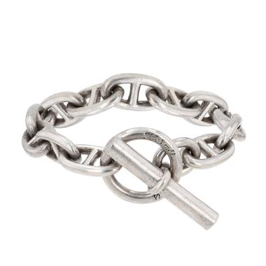 Bracciale  Hermès Chaîne d'Ancre modello grande in argento