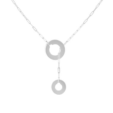 Dinh Van Cible necklace in white gold