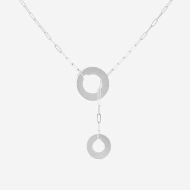 Dinh Van Cible necklace in white gold