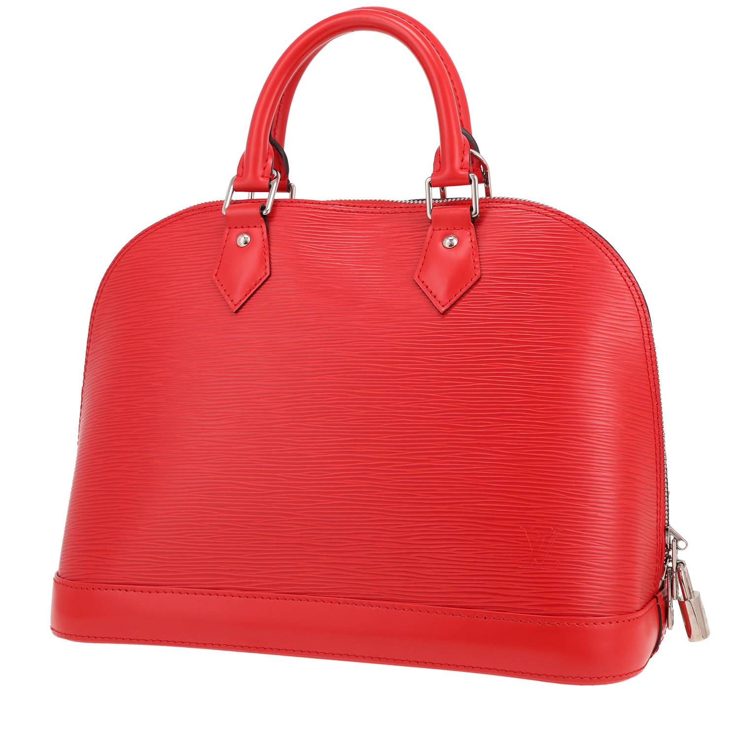 Louis Vuitton Alma Cuir Épi Rouge Petit Modèle Occasion